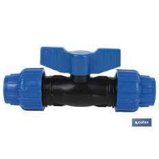 VÁLVULA DE BOLA PP PN16 20 X 20 (PACK: 10 UDS)