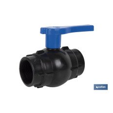 VÁLVULA DE BOLA ROSCA H-H PP PN16 1/2 X 1/2 VENTA UNITARIA (PACK: 1 UDS)