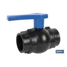 VÁLVULA DE BOLA ROSCA H-H PP PN16 2 X 2 (PACK: 1 UDS)
