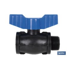 VÁLVULA DE BOLA ROSCA M-H PP PN16 3/4 X 3/4 VENTA UNITARIA (PACK: 1 UDS)