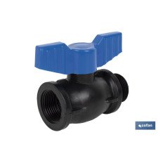 VÁLVULA DE BOLA ROSCA M-H PP PN16 1 X 1 (PACK: 10 UDS)