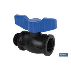 VÁLVULA DE BOLA ROSCA M-H PP PN16 2 1/2 X 2 1/2 (PACK: 1 UDS)