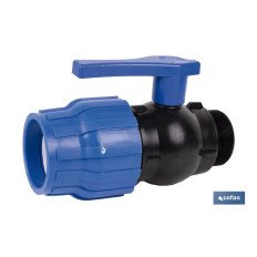 ENLACE VÁLVULA DE BOLA ROSCA MACHO PP PN16 20 X 1/2 (PACK: 20 UDS)