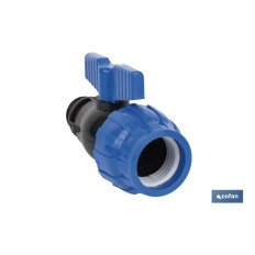 ENLACE VÁLVULA DE BOLA ROSCA MACHO PP PN16 50 X 1 1/2 (PACK: 1 UDS)