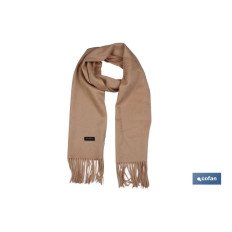BUFANDA, 100% CACHEMIR. MODELO LUXOR (CAMEL) (PACK: 1 UDS)