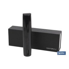 SACACORCHOS A PILAS NEGRO MODELO MALBEC (PACK: 1 UDS)