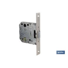 PICAPORTE DE EMBUTIR CUADRADO DE NÍQUEL D47 E50 (PUERTAS DE MADERA) VENTA UNITARIA (PACK: 1 UDS)