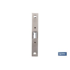 PICAPORTE DE EMBUTIR CUADRADO DE NÍQUEL D47 E50 (PUERTAS DE MADERA) VENTA UNITARIA (PACK: 1 UDS)