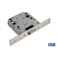 PICAPORTE DE EMBUTIR CUADRADO DE NÍQUEL D47 E50 (PUERTAS DE MADERA) VENTA UNITARIA (PACK: 1 UDS)