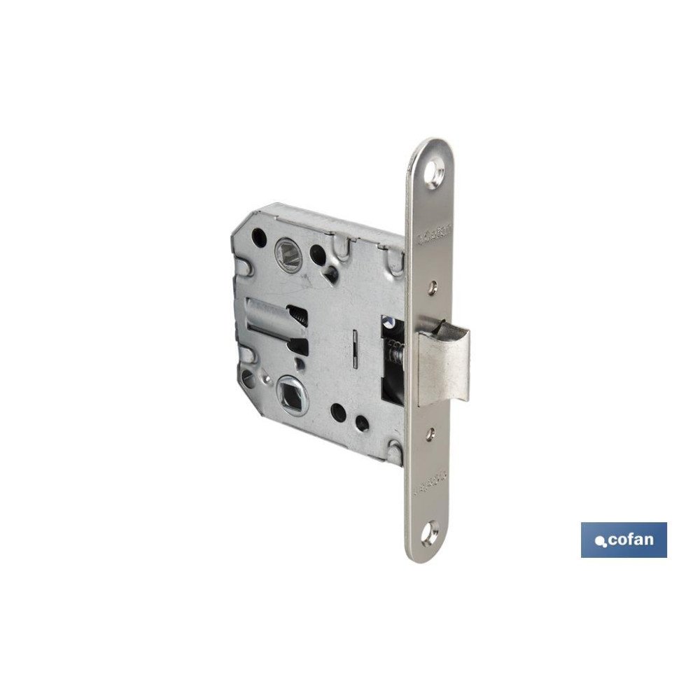 PICAPORTE DE EMBUTIR REDONDO DE NÍQUEL D47 E50 (PUERTAS DE MADERA) VENTA UNITARIA (PACK: 1 UDS)