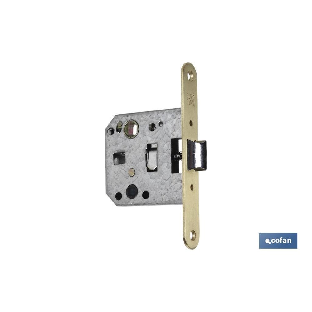 PICAPORTE DE EMBUTIR CUADRADO DE LATÓN D47 E50 (PUERTAS DE MADERA) VENTA UNITARIA (PACK: 1 UDS)