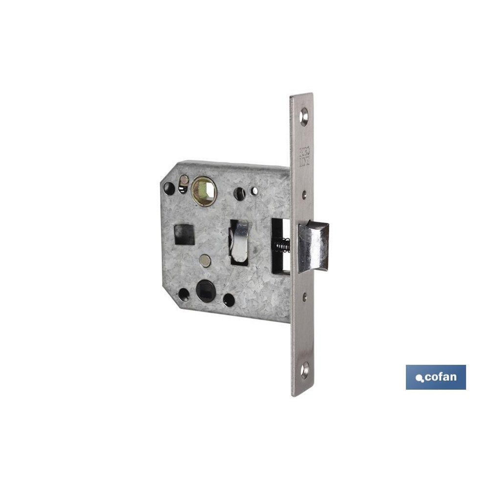 Picaporte embutir cuadrado D47 E50 Inox (P/Madera) (PACK: 10 UDS)