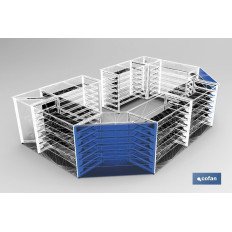 FONDO LISO 1000X300 MM CHAFLAN (RINCON 45º) (PACK: 1 UDS)
