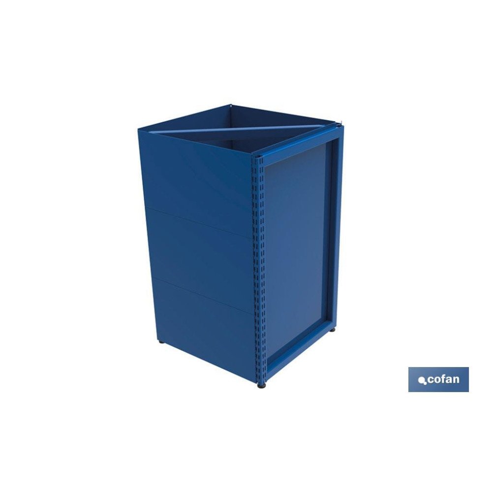 MARCO ALTO MOSTRADOR TRIPLE PARA RINCÓN 90º 525 X 525 X 1060 MM (PACK: 1 UDS)