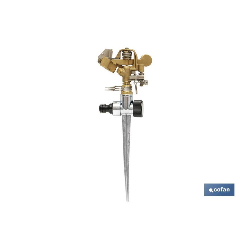 ASPERSOR SECTORIAL DE METAL (PACK: 1 UDS)
