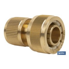 CONECTOR MANGUERA LATÓN 3/4 (19 mm) (PACK: 1 UDS)