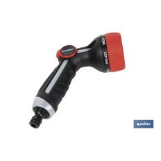 PISTOLA DE RIEGO 7 POSICIONES CON CONTROL DE CAUDAL EN EL PULGAR (PACK: 1 UDS)