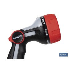 PISTOLA DE RIEGO 7 POSICIONES CON CONTROL DE CAUDAL EN EL PULGAR (PACK: 1 UDS)