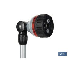 LANZA DE RIEGO 6 POSICIONES CON CONTROL DE CAUDAL EN EL PULGAR (PACK: 1 UDS)