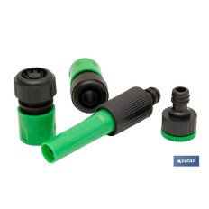 MANGUERA PVC 3 CAPAS C/ACCES. 5/8 15 m (PACK: 1 UDS)