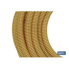 ROLLO DE TUBO DE ASPIRACION ESPIRAL AMARILLO Ø60mm 25m (PACK: 1 UDS)