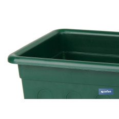 JARDINERA VERDE  MODELO AZAHAR 40 X 20 X 15.5 CMventa unitaria (PACK: 1 UDS)