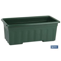 JARDINERA VERDE  MODELO AZAHAR 50 X 21.5 X 16 CM (PACK: 12 UDS)