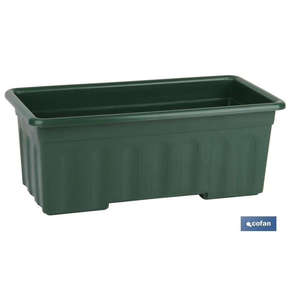 JARDINERA VERDE  MODELO AZAHAR 60 X 22 X 15 CM (PACK: 12 UDS)