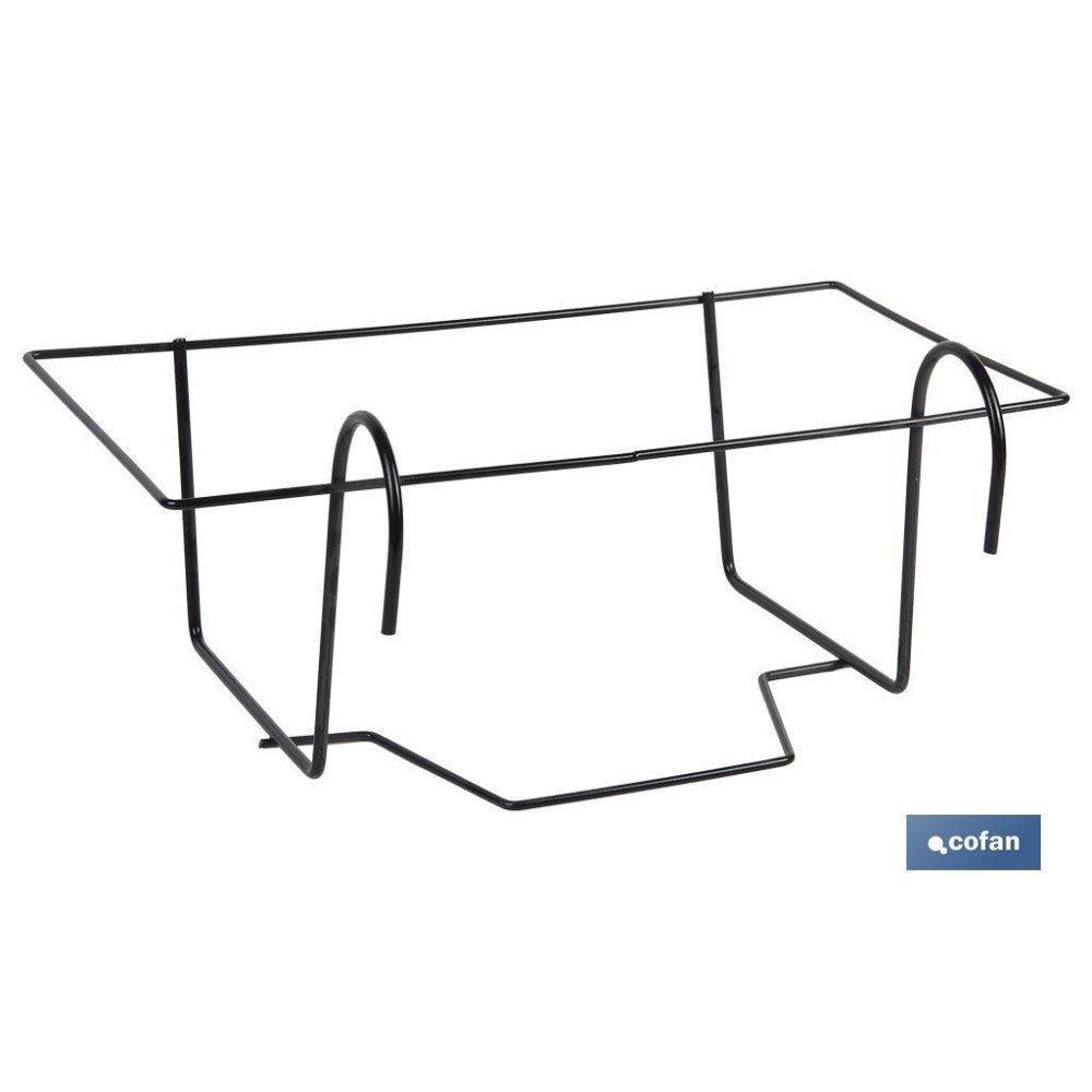SOPORTE JARDINERA 90015522 AZAHAR NEGRO 60 X 22 X 15 CM (PACK: 1 UDS)
