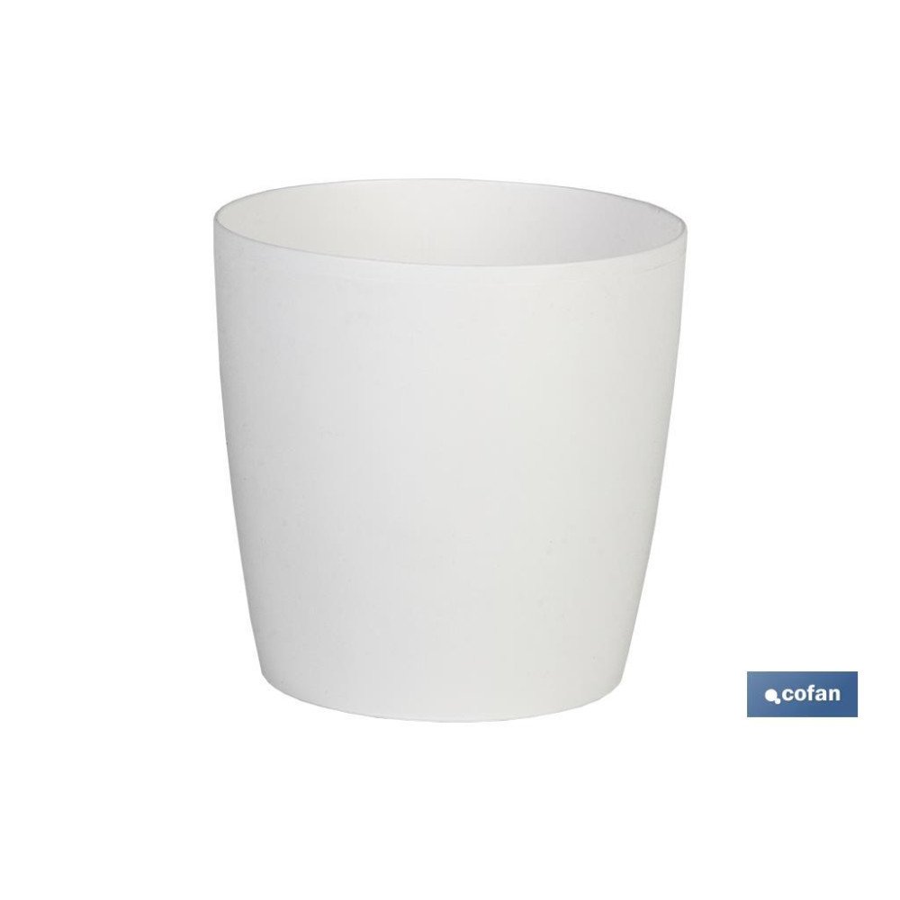 MACETA CAMELIA COLOR BLANCO 30X28cm (PACK: 6 UDS)