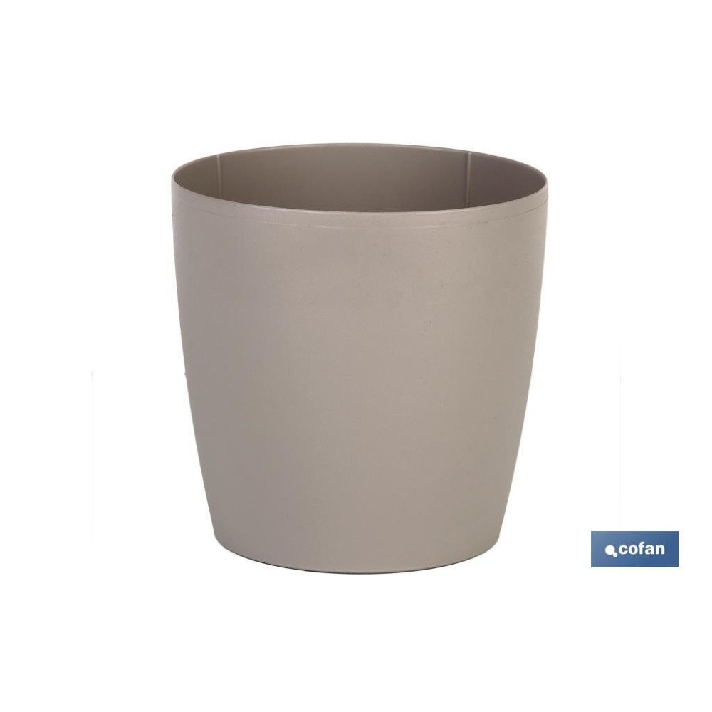 MACETA CAMELIA COLOR CREMA 30X28CM (PACK: 6 UDS)