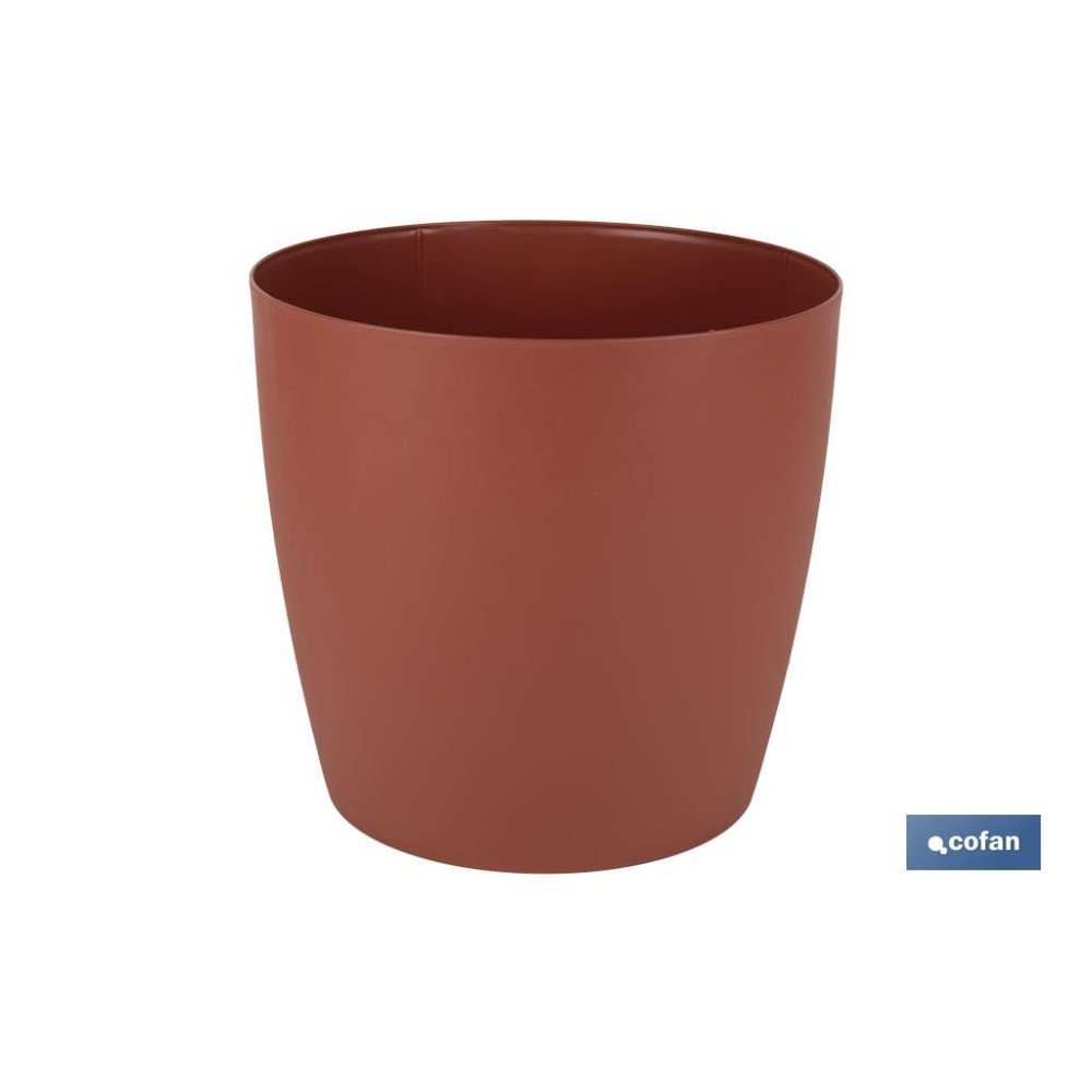 MACETA CAMELIA DE COLOR ARCILLA 14 X 13,8 CM (PACK: 12 UDS)