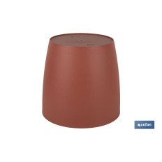 MACETA CAMELIA DE COLOR ARCILLA 14 X 13,8 CM (PACK: 12 UDS)