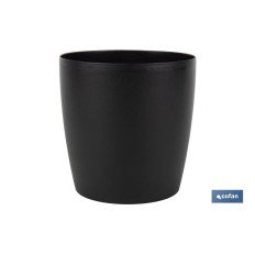 MACETA CAMELIA DE COLOR NEGRO 18 X 17,8 CM (PACK: 12 UDS)