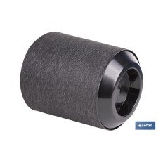 MACETA O MACETERO GAMA TEXTIL COLOR NEGRO PP Ø 195 X 201 MM 4,9 L (PACK: 4 UDS)