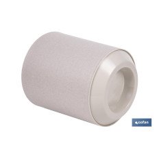 MACETA O MACETERO GAMA TEXTIL COLOR BEIGE PP Ø 195 X 201 MM 4,9 L VENTA UNITARIA (PACK: 1 UDS)