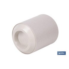 MACETA O MACETERO GAMA TEXTIL COLOR BEIGE PP Ø 254 X 269 MM 10,5 L (PACK: 4 UDS)