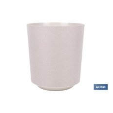 MACETA O MACETERO GAMA TEXTIL COLOR BEIGE PP Ø 254 X 269 MM 10,5 L VENTA UNITARIA (PACK: 1 UDS)