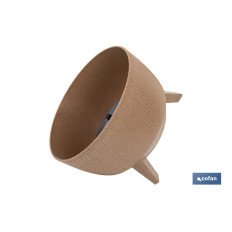 MACETA CON PATAS Y FILTRO DE DRENAJE COLOR MARRÓN WPC Ø 399 X 205 MM 21 L VENTA UNITARIA (PACK: 1 UDS)