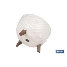 MACETA CON PATAS Y FILTRO DE DRENAJE COLOR BLANCO WPC Ø 243 X 150 MM 5,1 L (PACK: 5 UDS)