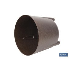 MACETA CON PATAS Y FILTRO DE DRENAJE COLOR CAFÉ WPC Ø 341 X 320 MM 19,4 L VENTA UNITARIA (PACK: 1 UDS)