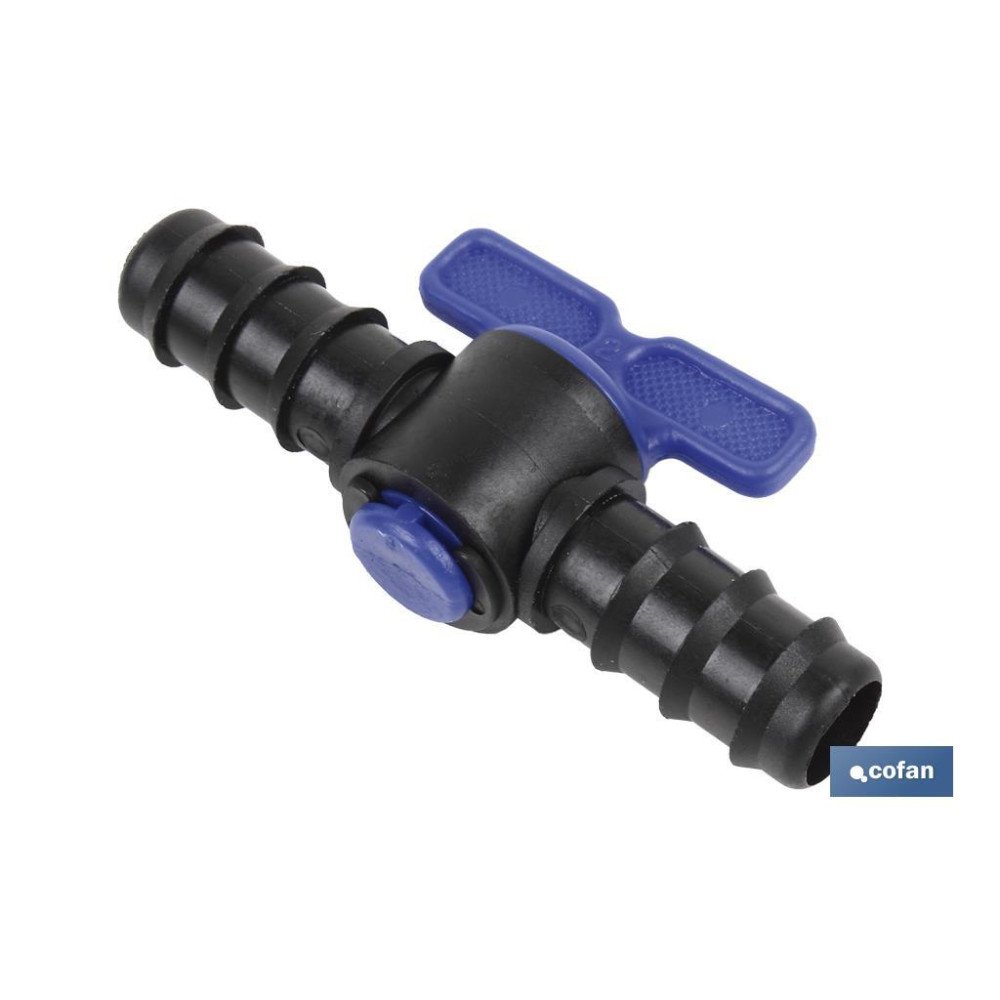 VALVULA PASO TUBO Ø16MM (PACK: 100 UDS)
