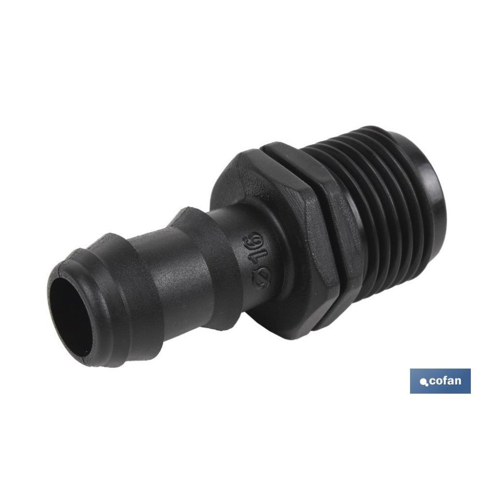 ENLACE MIXTO Ø16MM-1/2 (PACK: 100 UDS)
