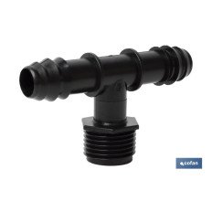 CONEXIÓN EN T R.MACHO Ø16MM-1/2 (PACK: 100 UDS)