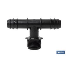 CONEXIÓN EN T R.MACHO Ø16MM-1/2 (PACK: 100 UDS)