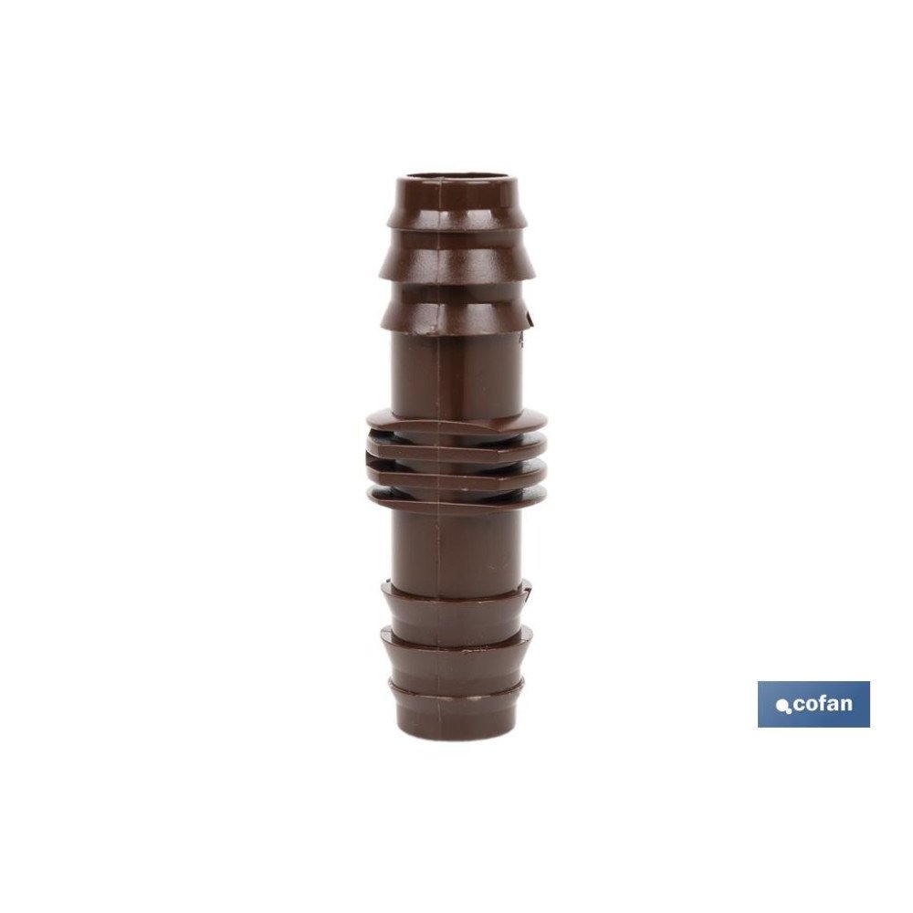 ENLACE RECTO Ø16MM (MARRÓN-MAX SEGUR.) (PACK: 100 UDS)