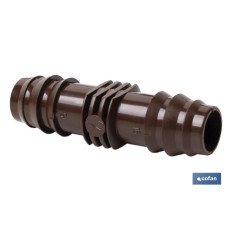 ENLACE RECTO Ø16MM (MARRÓN-MAX SEGUR.) (PACK: 100 UDS)