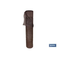 MALLA OCULTACIÓN MARRÓN 90% / 120 Grs - 1,5 x 50 Mts (PACK: 1 UDS)