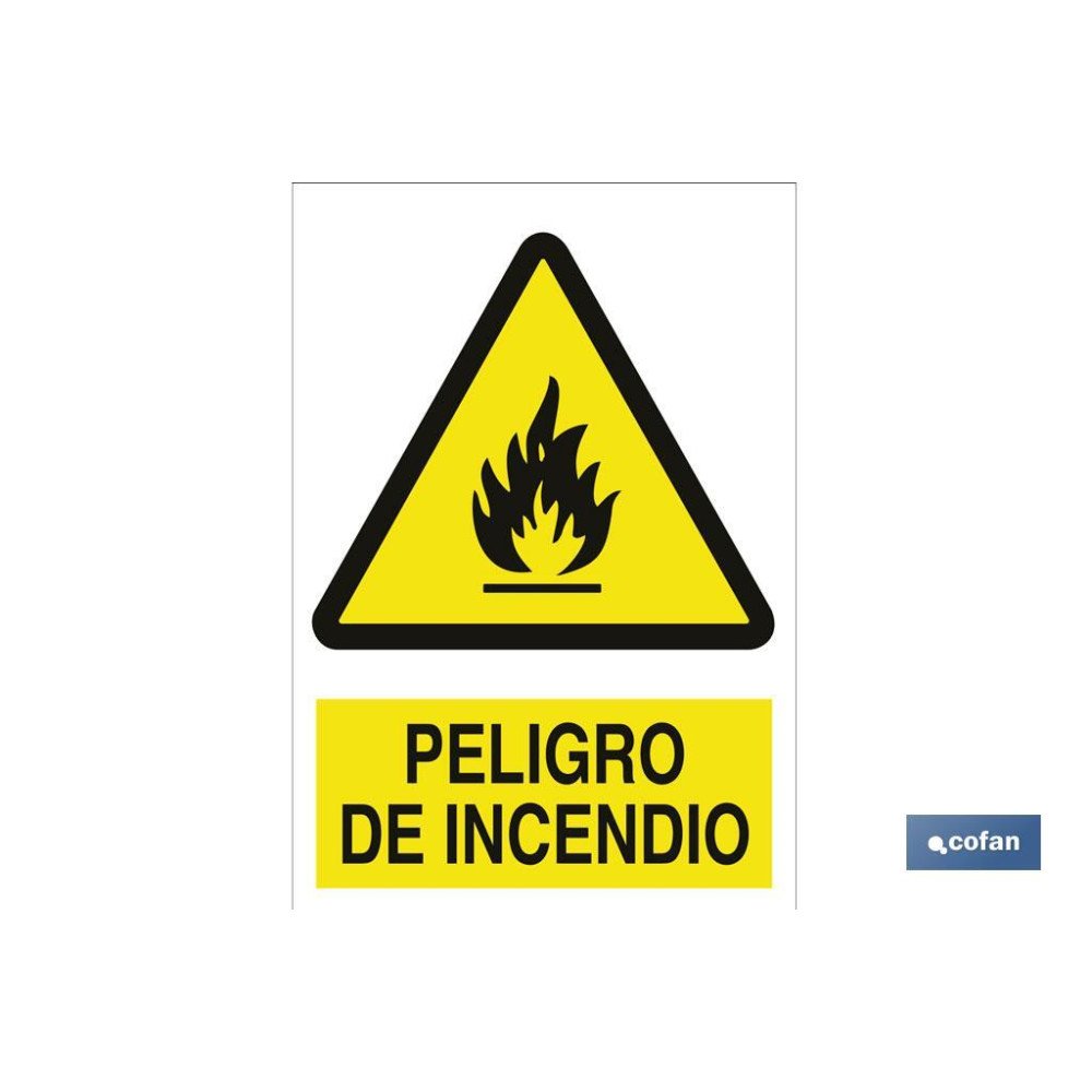 SEÑAL POLIESTIRENO 210X148 MM. (PACK: 1 UDS)
