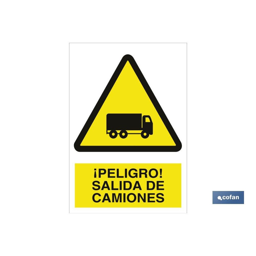 SEÑAL POLIESTIRENO 210X148MM. (PACK: 1 UDS)